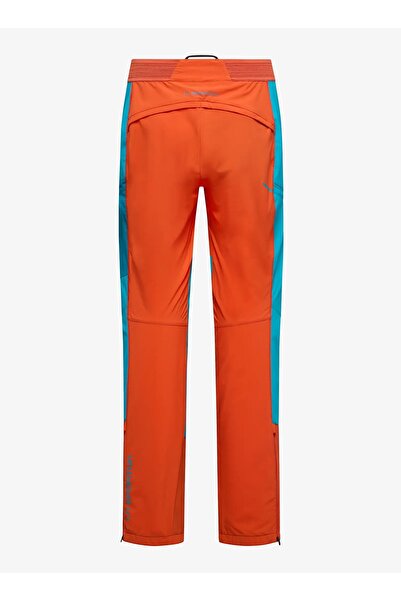 La Sportiva Pantaloni Ikarus Pant Skituro - albastru tropical/morcov cherry M