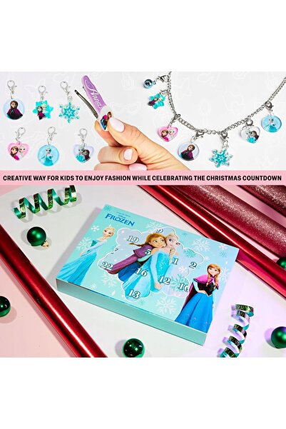 TREND CALENDAR DE ADVENT ȚARA GHEȚEI CALANDRU CU ACCESORII DE PĂR PENTRU COPII