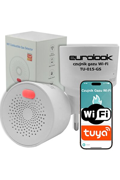 NO BRAND Senzor Inteligent Tuya Wifi Detector de Gaz cu Sirenă de Alarmă Smar...