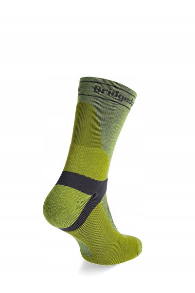 NO BRAND Șosete pentru bărbați Bridgedale MTB Mid Season T2 Merino Sport verd...