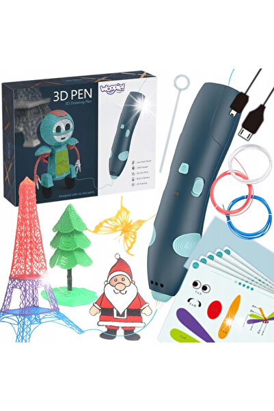 woopie Pix 3D USB pentru copii, rezerve de filament colorat