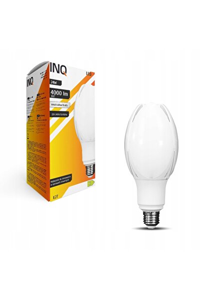 NO BRAND ELS020NW Bec LED puternic E27 PROFI 24W T85 4000lm 4000K stradal INQ