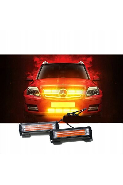 NO BRAND Lumină de avertizare LED COB KOGUT Holownik 12V-24V Lumină strobosco...