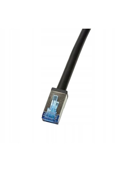 LogiLink Cablu patch Cat.6A S/FTP 50m Negru PVC+PE RJ45 10 Gbit/s