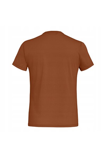 Salewa Tricou Solidlogo cu uscare rapidă - maro Bombay S