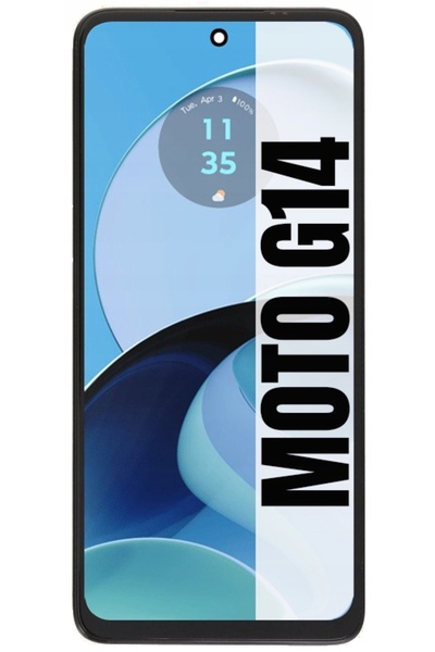Motorola Ecran LCD pentru Moto G14 + Ramă