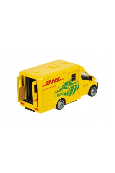 Majorette SERIA GRAND MERCEDES-BENZ SPRINTER DHL MODEL NOU LUMINI ȘI SUNET