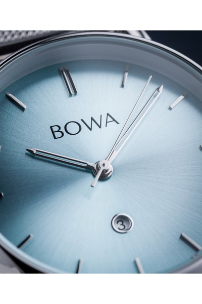 NO BRAND Ceas de damă BOWA Milan Ice-Blue Silver Mesh 34 Bowa-MI345-95-165M