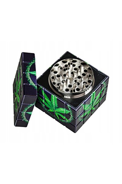 NO BRAND MĂCINĂTOR PENTRU CBD ȘI THC GRINDER KRUSHER CUB RUBIK RUBIK 420