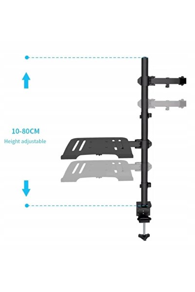 NO BRAND Suport monitor individual 13 "-32 " cu suport pentru laptop