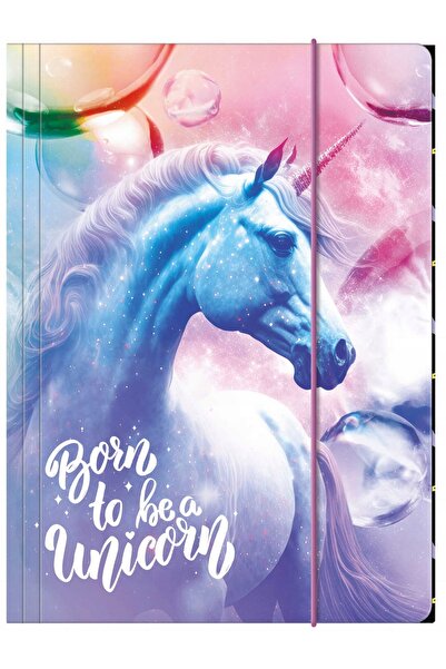 Derform Dosar cu elastic A4 Unicorn 15 x 20