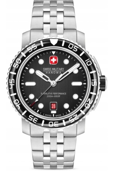 SWISS MILITARY HANOWA Ceas bărbătesc Black Marlin SMH-SMWGH0001702
