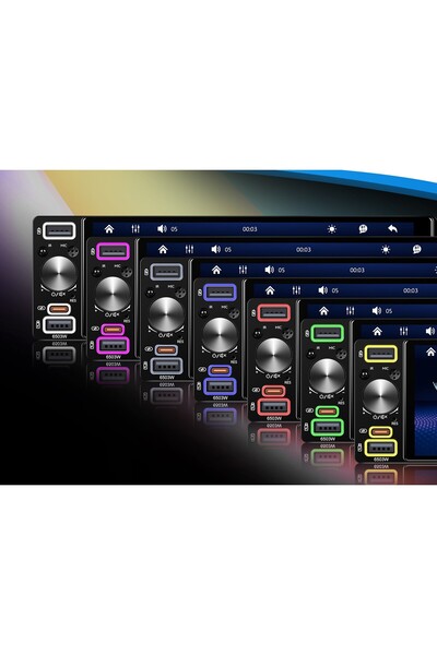 NO BRAND Radio auto 1 DIN USB Android Auto CarPlay Mirror Link Cameră marșarier