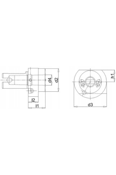NO BRAND FORTIS Suport pentru con Morse VDI F 40 mm x MK1