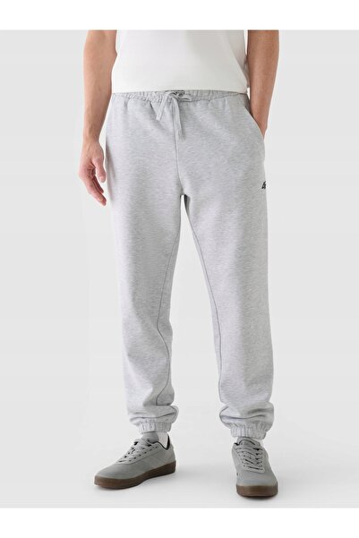 4F CAS M1140 pantaloni bărbați gri deschis melanj R. L.