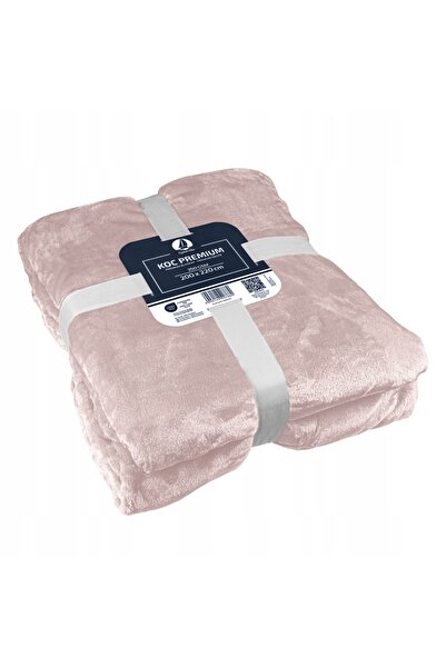 NO BRAND Pătură fleece 200x220 roz, călduroasă, moale, HYPOLALERGICOĂ Captain...