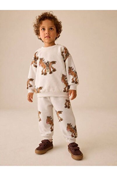 GKN WEAR Children's Sports Set Patterned Tracksuit Set Daily Wear