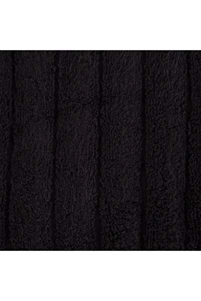 NO BRAND Prosop ASTRI negru, pufos, 70x130 cm, HOMLA