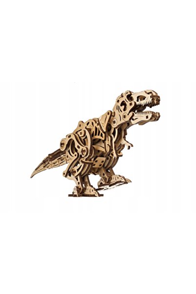 Ugears 70203 PUZZLE 3D TYRANNOSAUR MODEL MECANIC DIN LEMN 249 EL. REX