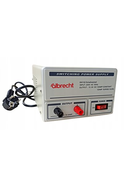 NO BRAND Sursă de alimentare în comutație ALBRECHT SW102 10A pentru radio CB