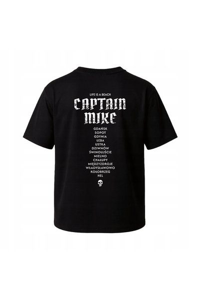 NO BRAND Tricou oversize bărbătesc imprimat, din bumbac turcesc, negru, 3XL