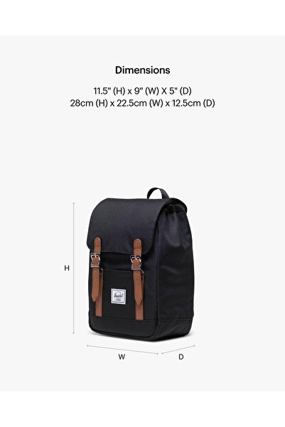 Herschel Supply Rucsac Herschel Retreat Mini 10L Negru