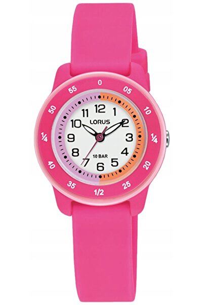 Lorus Ceas roz rezistent la apă pentru fete RRX57JX9, mic, Ø27mm + cutie