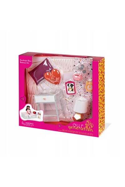 NO BRAND Our Generation: set de accesorii pentru dormitor - Set de dormitor G...