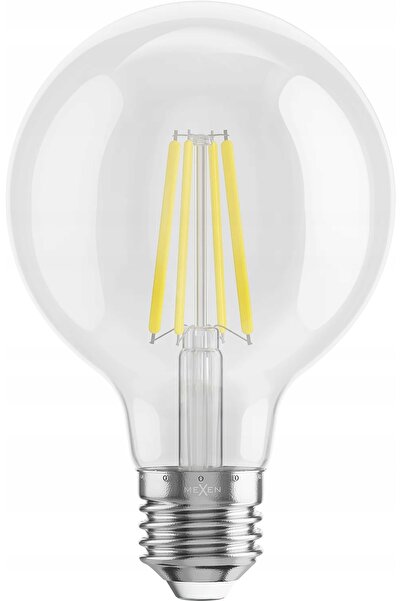 Mexen VINTIS Bec LED cu filament 10X E27 G80 8W 4000K 1055 LM Clar