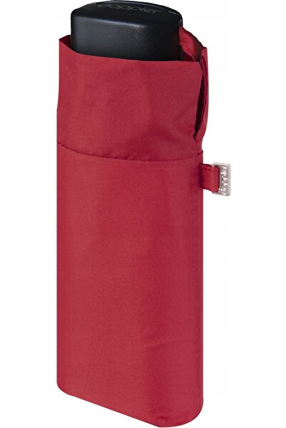 NO BRAND Umbrelă de buzunar Fiber Handy Doppler Roșu