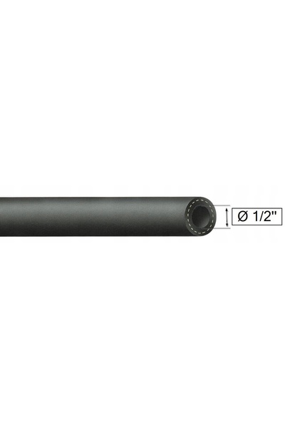 NO BRAND Furtun de grădină 1/2 " pentru apă 30m ne-răsucit 4 straturi PVC