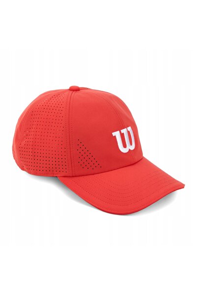 Wilson Șapcă de tenis perforată Active, roșie, L/XL