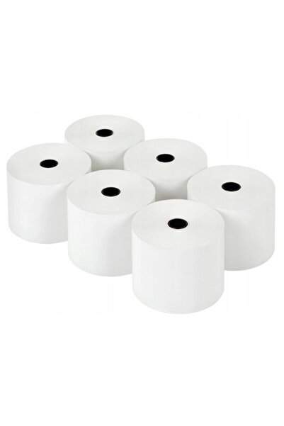 Eureka Rolă de hârtie termică 80mm x 50m pentru imprimantă de bonuri de casă,...