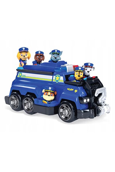 PAW PATROL PSI PATROL CHASE'S Mașină de patrulare auto + Set cu 6 figurine
