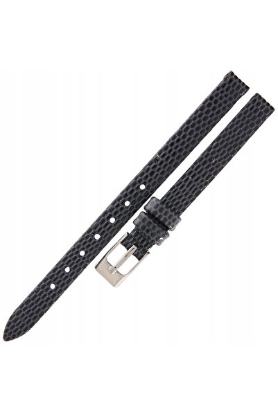 NO BRAND TEKLA J6B - 08mm - Lizard - GRI - Curea de ceas din piele