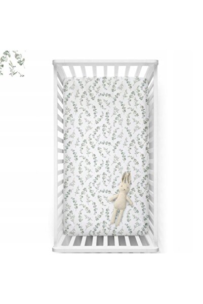 NO BRAND Cearșaf de pătuț din bumbac 60x120 cm cu elastic BabySteps