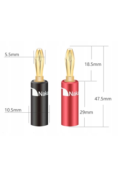 NO BRAND NAKAMICHI CABLU BOXE OFC 2x2,5mm² BANANE 6m