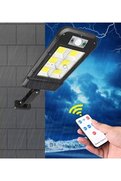 NO BRAND Lampă solară 300W cu senzor de mișcare stradal (0175a)