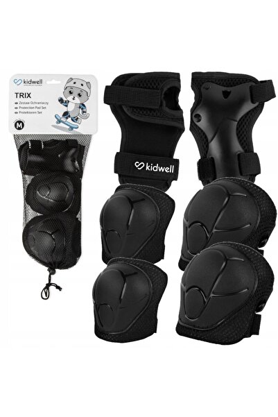 Kidwell Set de protecții pentru patine cu rotile, set 6 în 1, protecții pentr...