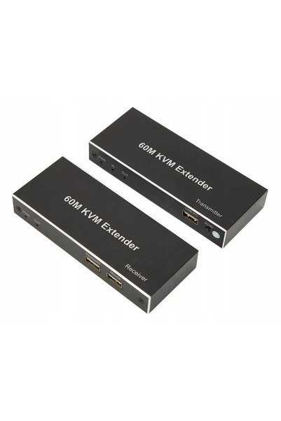 NO BRAND Convertor HDMI la LAN Transmițător 1080p 60m Semnal IR Audio Jack Au...