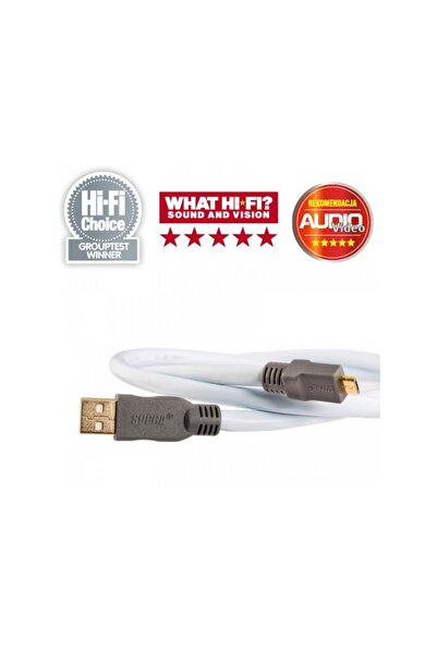 NO BRAND Cablu USB SUPRA USB 2.0 A-MICRO B HIGH END'OWY 2M