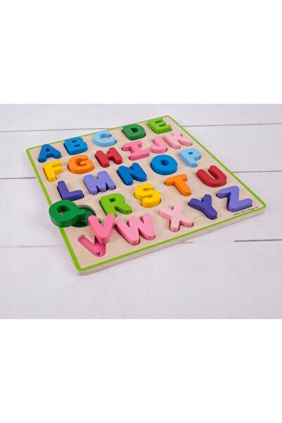 NO BRAND BigJigs BB055 Puzzle ABC din lemn