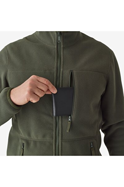 NO BRAND Fleece de vânătoare SOLOGNAC 500 fluo cu două fețe