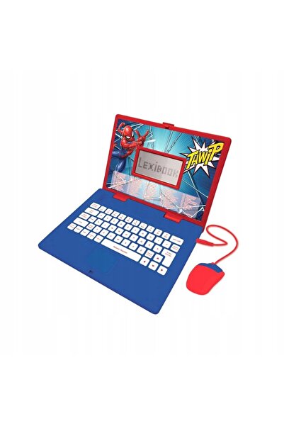 LEXIBOOK Laptop educațional Spiderman versiune poloneză-engleză-ukraineană