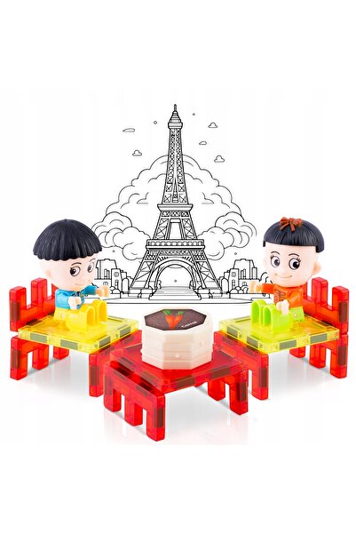 NO BRAND BLOCURI MAGNETICE EDUCAȚIONALE DE CONSTRUCȚIE, PUZZLE 3D, AUTOCOLANT...