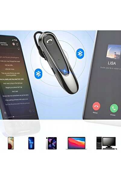 NO BRAND AGLAIR CĂȘTI BLUETOOTH ADVENTURE 5 CU MICROFON ȘI HUSĂ SET BT