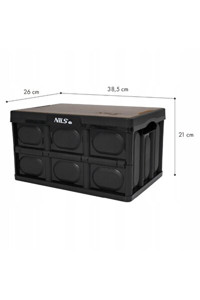 NILS CAMP Cutie de camping cu funcție de masă 2 în 1 NILS Box Pliabilă Solidă