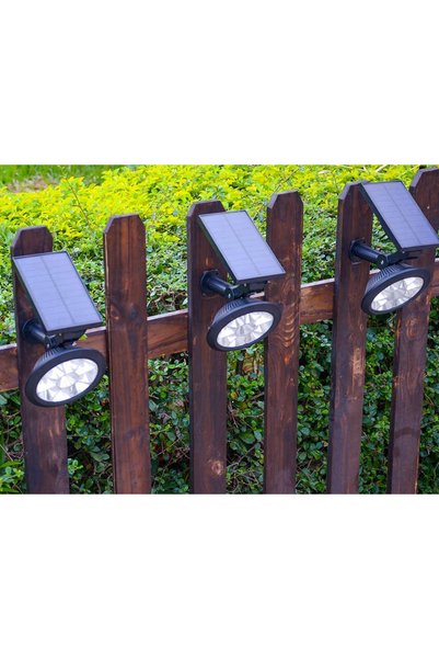 verk group Lampă solară LED RGBW 5050 de grădină, festivă, cu țăruș, de exterior