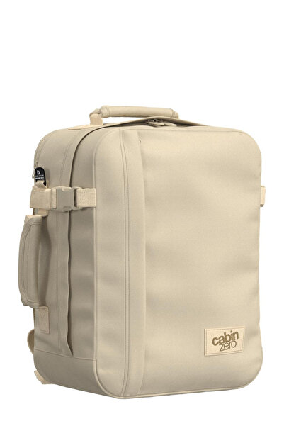 NO BRAND 2 în 1 CabinZero Classic Tech 28 l Rucsac de călătorie - alb scoică
