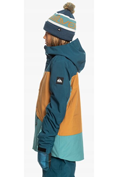 Quiksilver Geacă de iarnă pentru copii, băieți și fete, impermeabilă, L